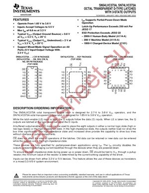 SN74LVC373ADW datasheet  